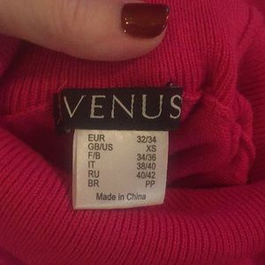 Women’s Venus Fuchsia Pink Turtleneck XS